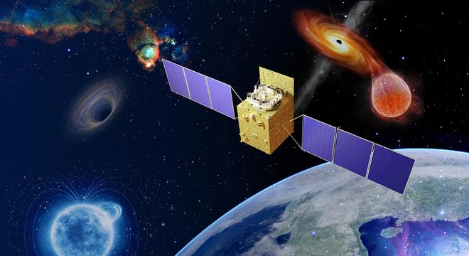 　　“慧眼号”在黑洞、中子星和伽马射线暴等天体研究取得系列成果。（中国科学院国家空间科学中心供图）
