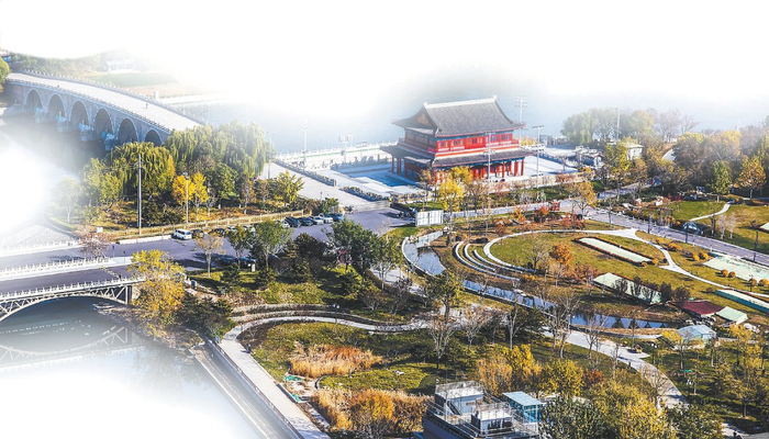 北运河通州段（资料图）。阎建庆摄