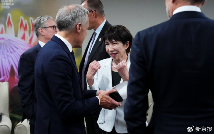 ▲当地时间2025年11月22日，南非约翰内斯堡，日本首相高市早苗出席G20峰会。图/IC photo