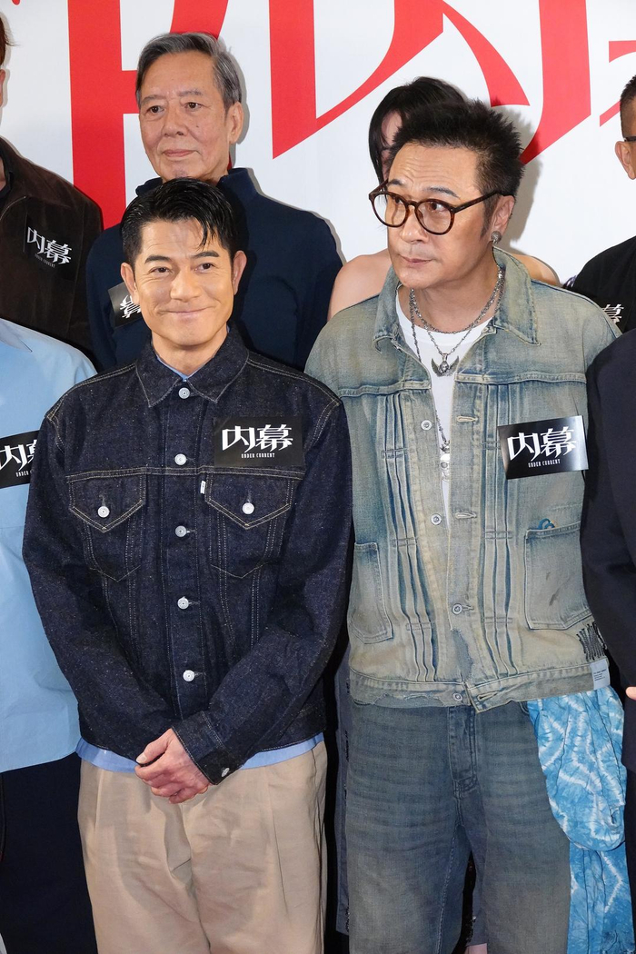 郭富城、吴镇宇合影 图据视觉中国