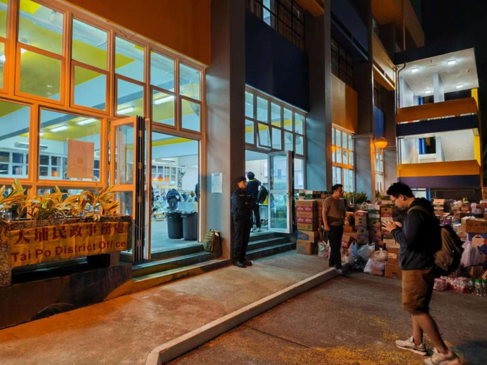 （中华基督教会冯梁结纪念中学的临时庇护中心 郑晨烨/摄）