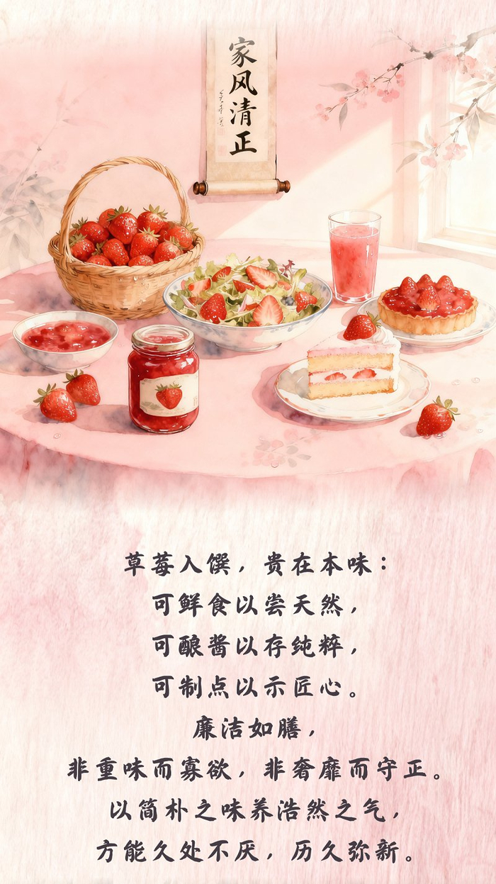 “果说”廉韵丨草莓：红果凝清气 甜香润廉心