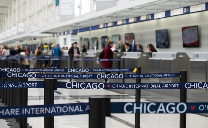 △芝加哥奥黑尔国际机场（资料图）