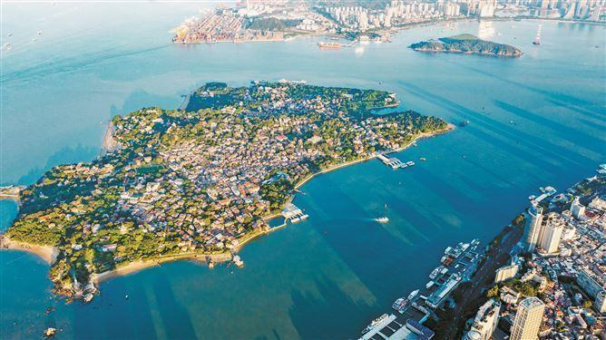 　　鼓浪屿打造全国首个世界文化遗产近零碳深度体验地。（厦门日报记者 林铭鸿 摄）