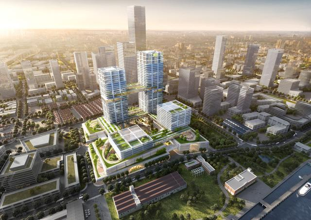 美团新总部效果图。