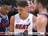 热火三分11中8！比赛打了一节多快船罚球15-0热火 还落后8分