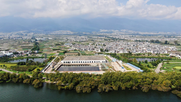 古城下沉式再生水厂 中国水环境集团大理公司供图