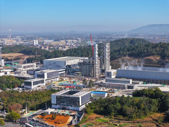 图为国家能源集团浙江安吉电厂全景