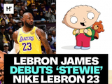 詹姆斯上脚新配色LeBron 23！以动画人物Stewie为灵感的靓丽配色