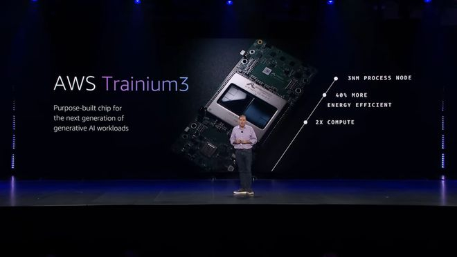 Trainium3正式面市。来源：AWS