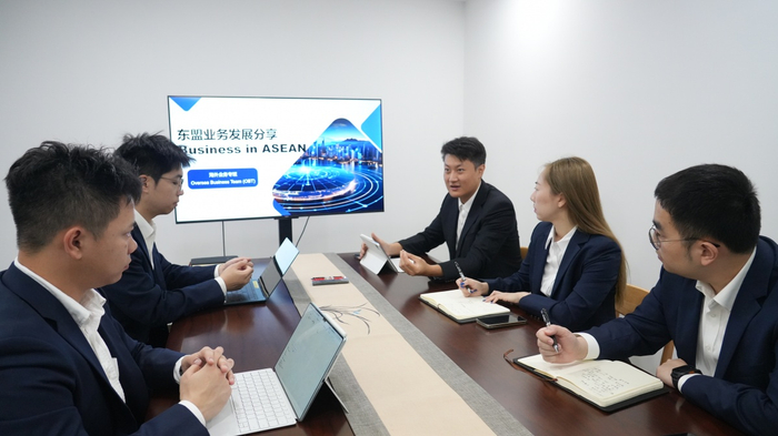 北投信创集团海外专班。北投信创供图