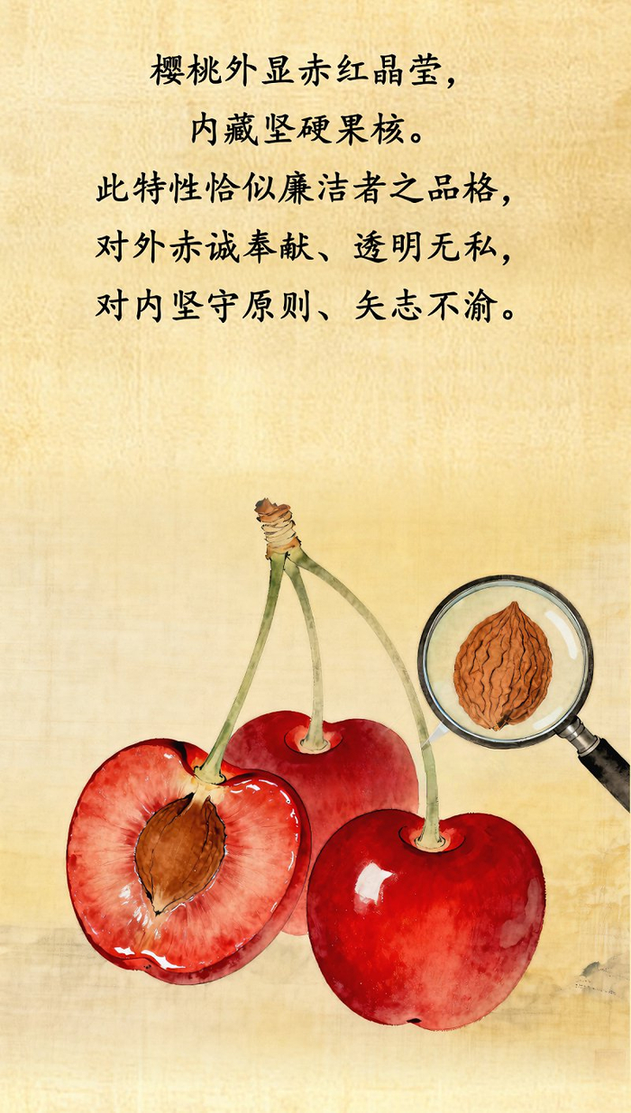 “果说”廉韵丨樱桃：丹心一颗 清廉自守