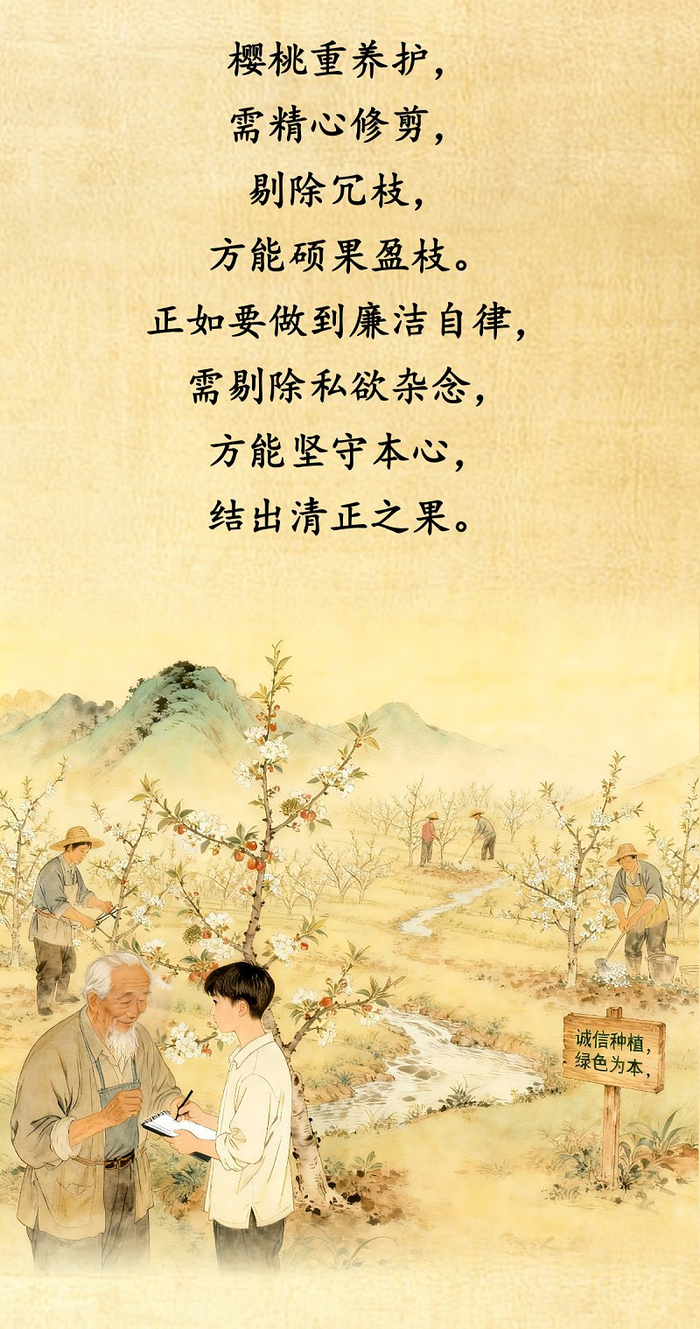 “果说”廉韵丨樱桃：丹心一颗 清廉自守