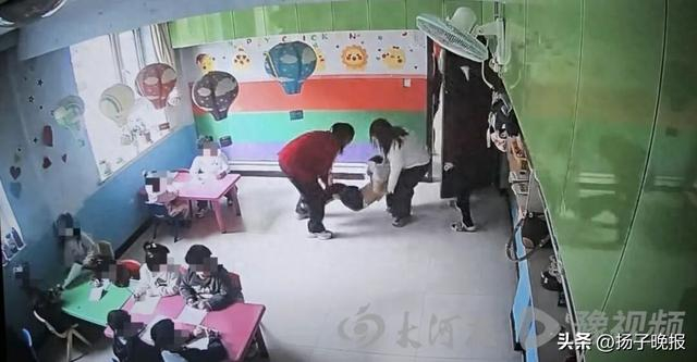 事发期间监控截图（受访者提供）