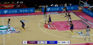 手感在线！香港金牛投手董健替补18分钟 三分5中4拿到14分