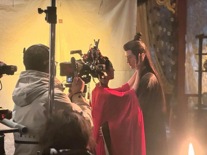 微短劇拍攝現(xiàn)場。 于量 攝