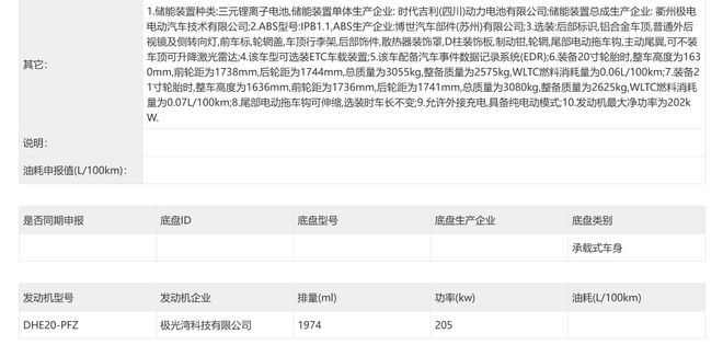 ▲莲花FOR ME动力系统信息
