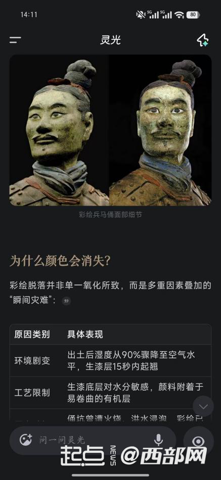 AI工具图文并茂展示兵马俑细节