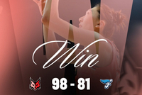 韩旭WNBL主场首秀13中6攻下19分 赛后再次登上球队赢球海报封面