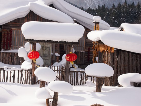 　　黑龙江牡丹江“中国雪乡”