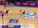 优势明显！广东半场35中23&命中率65.7% 领先合肥26分