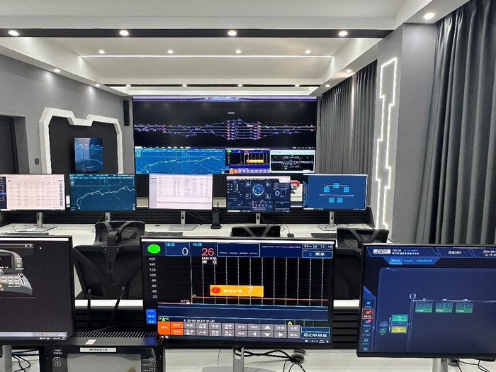 基于北斗的重载铁路列控系统（中国通号供图  央广网发）