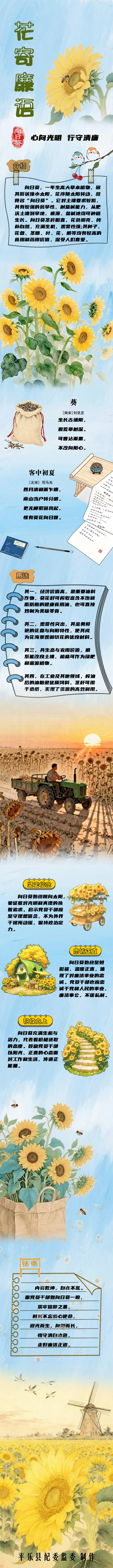 花寄廉语丨向日葵：心向光明 行守清廉