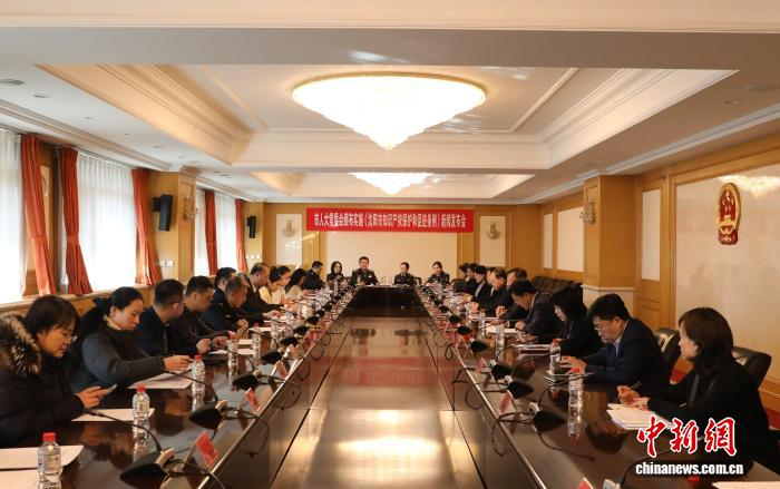 12月9日，发布会现场。沈阳市人大常委会供图