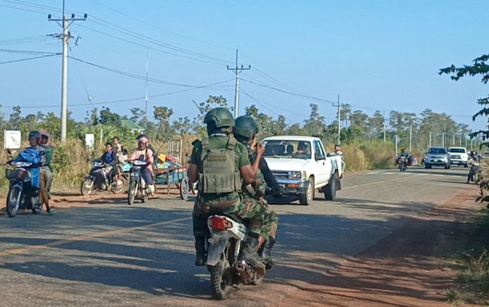 △柬泰边境柬埔寨一侧