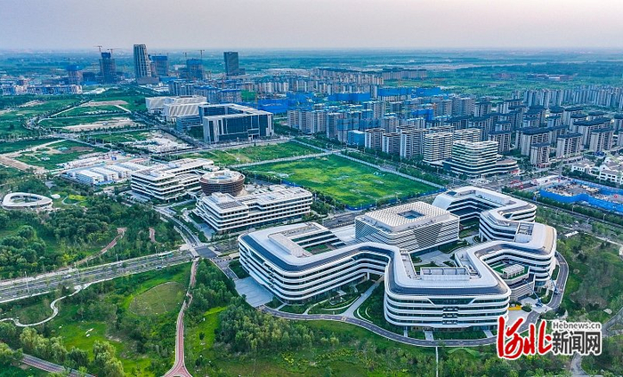 航拍的雄安新区启动区。（河北日报资料片）河北日报记者 李东宇摄