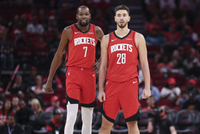 火箭迎战快船先发：申京复出+阿门+奥科吉+杜兰特+贾巴里