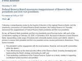 FED生怕特朗普“搅局”？11位地区联储主席重新任命完毕，为近20年来最早！