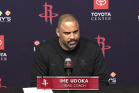 乌度卡：谢泼德的投射很棒 接下来要进化的地方就是阅读防守+传球