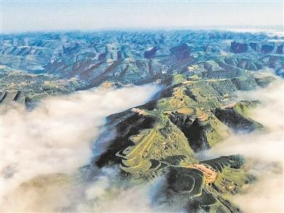 黄土高原俯视图。受访者供图