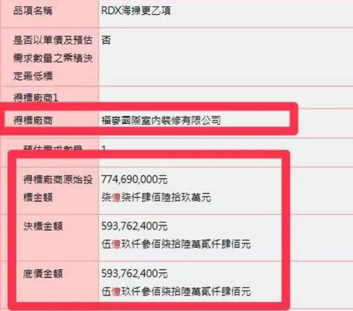 福麦国际室内装修有限公司中标