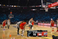 在MVP面前被喊MVP！文班罚球期间 赌城现场响起MVP呼声！