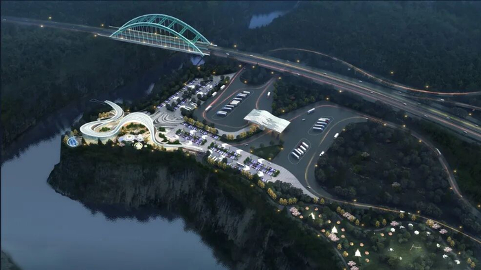 甲青服务区效果图