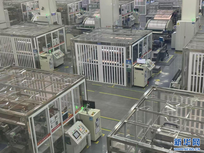 图为甘肃海亮新能源材料有限公司的智能工厂。