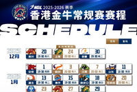 新赛季NBL中国香港金牛常规赛赛程请查收！全力向3连冠发起冲击！
