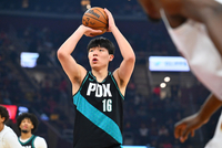 超高进攻效率！杨瀚森上半场5投4中拿到9分5篮板2助攻