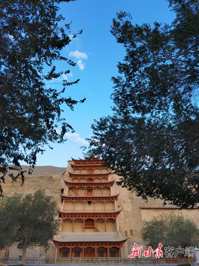 敦煌莫高窟&nbsp; 新甘肃·甘肃日报记者 谢志娟