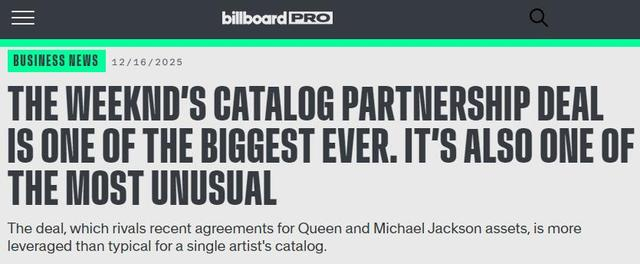 《公告牌》报道截图