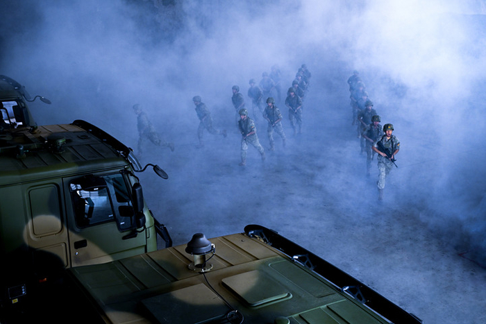   火箭军某旅发射二营展开复杂条件下战斗发射训练（资料照片）。新华社发（刘明松摄）