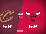 半场战报-公牛62-58领先骑士 吉迪13分 米切尔15分 加兰11+5
