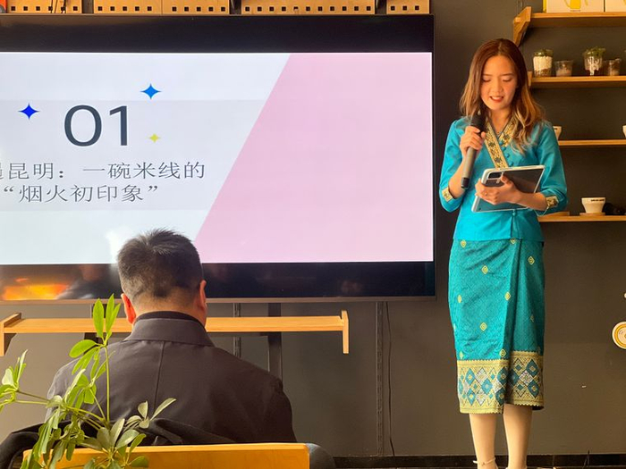云南财经大学留学生代表廖盈盈