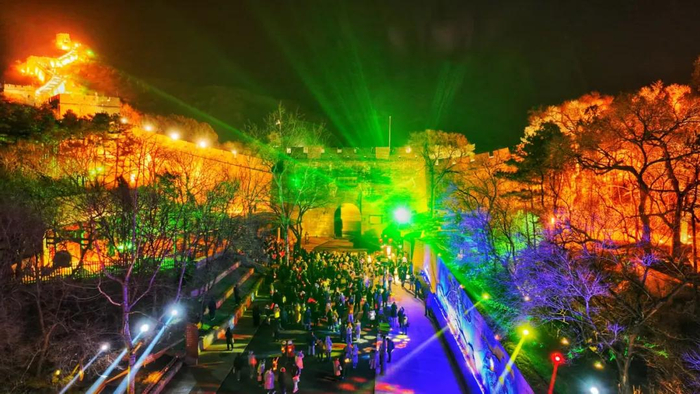 八达岭夜长城资料图（图：八达岭文旅集团）