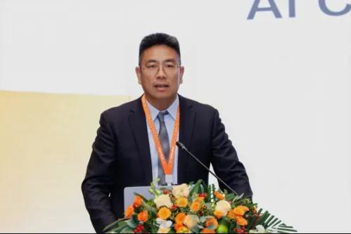 （图说：阿里巴巴合伙人、高德地图董事长刘振飞在活动现场致辞）