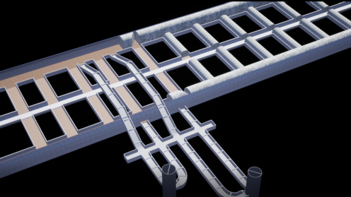 ▲隧道建设示意图