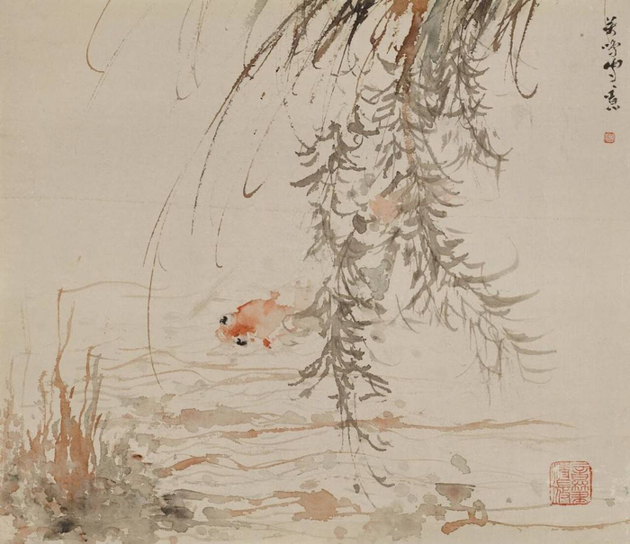 刘万鸣《碧波图》