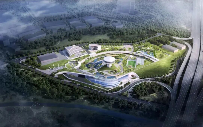 ▲ 图源：中建三局深圳有限公司 | 章阁综合水质净化厂效果图